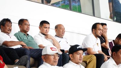 Bupati Langkat Saksikan Laga  Timnas U17 Indonesia vs Tajikistan “Piala Kemerdekaan 2025”