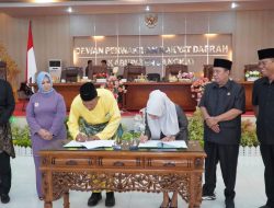 Pemkab dan DPRD Langkat Tandatangani Kesepakatan KUPA-PPAS P -APBD 2025