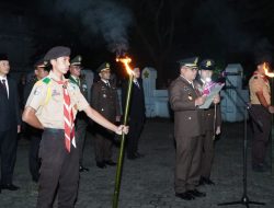 Awali Peringatan HUT ke 80 RI, Pemkab Langkat Gelar Renungan Suci di TMP Bahagia Berandan