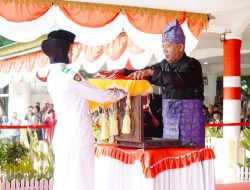 Jadi Inspektur Upacara HUT ke 80 RI, Bupati Langkat Syah Afandin Ajak Masyarakat Jaga Persatuan