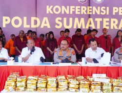 Bupati Syah Afandin Apresiasi Poldasu dan Polres Langkat Ungkap 429 Kasus Narkoba