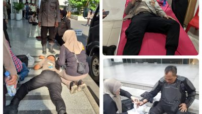 Unjuk Rasa di DPRD Sumut, Sejumlah Personel Polisi Alami Luka Saat Pengamanan