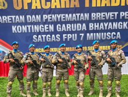 7 Personel Polda Sumut Gabung Pasukan Perdamaian PBB Berangkat ke Afrika Tengah