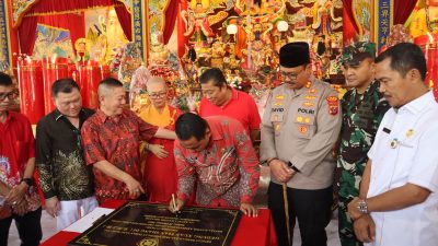 Gedung Xuan Tian Shang di Vihara Avalokitesvara Stabat Diresmikan