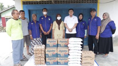 Rumah Bambang Terbakar, Pimpinan DPRD Sumut Ricky Anthony Hadir Bawa Bantuan