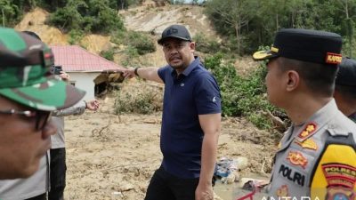 Gubernur Sumut Bobby pimpin Evakuasi dan Pembukaan Jalur Darurat di Tapteng