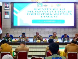 Rapat Tanggap Darurat Bersama BNPB, Langkat Terdampak Banjir 115.979 KK, Mengungsi 19.434 jiwa ,11 Korban Jiwa