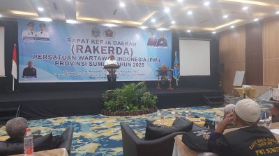 Rakerda PWI Sumut, Ketum PWI Pusat : PWI Rumah Pendidikan Tingkatkan Kualitas Wartawan