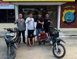Dua Pencuri Sepeda Motor di Padang Tualang Ditangkap