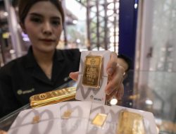 Harga Emas Antam di Pengadaian Terpantau Naik Rp Rp2.835.000 Pergram