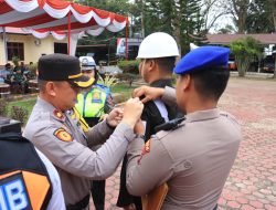 Polres Langkat Apel Operasi Keselamatan Toba 2026, Wujudkan Lalin Aman dan Berkeselamatan