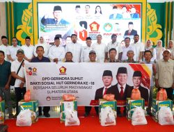 HUT Ke-18 Partai Gerindra, Bupati Syah Afandin Tegaskan Dukung Penuh Program Presiden Prabowo