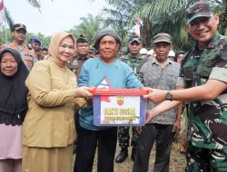 Wabup Tiorita Hadiri Ground Breaking Jembatan Gantung Garuda Merah Putih di Kuala, Sinergi antara TNI dan Pemkab
