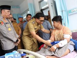 Jenguk Korban Begal, Pemko Binjai dan Polres Pastikan Rasa Aman di Masyarakat