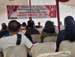 Anggota DPRD Sumut Landen Marbun Reses di Tegal Rejo: Alokasi Kesehatan Provsu 2026 Meningkat Meski APBD Turun