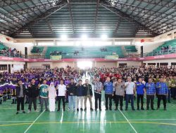 910 Pelajar Sumut-Aceh Adu Ketangkasan, Bupati Syah Afandin Buka LKBB Sesi II di GOR Stabat