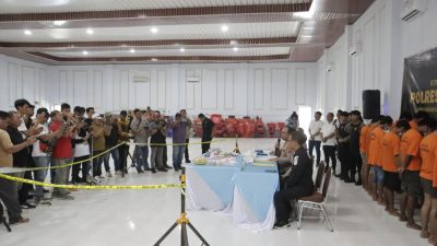 Ops Antik Toba 2026, Polres Langkat Ungkap 33 Kasus Narkoba, 35 Tersangka