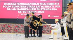 Sambut HUT Bhayangkara ke-80, Polda Sumut Gelar Upacara Pemuliaan Nilai Tribrata, Tribrata Sebagai Kompas Moral