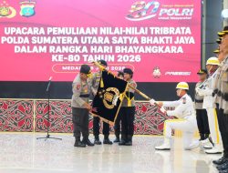 Sambut HUT Bhayangkara ke-80, Polda Sumut Gelar Upacara Pemuliaan Nilai Tribrata, Tribrata Sebagai Kompas Moral