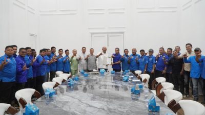 Bupati Langkat Syah Afandin Terima Audiensi KNPI, Dorong Jadi Wadah Pemersatu Pemuda