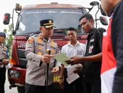 Polrestabes Medan Kawal Truk Tangki Pertamina ke SPBU, Pastikan Distribusi BBM Aman dan Lancar