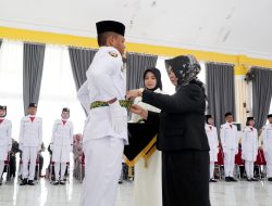 Plt Bupati Langkat Kukuhkan 46 Paskibraka, Ajak Jadikan Semangat Kemerdekaan Inspirasi Membangun Bangsa