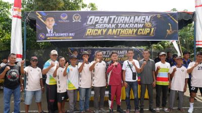 Sambut HUT Ke-81 RI, Ricky Anthony Buka Turnamen Sepak Takraw RA Cup I 2026
