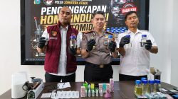 Polda Sumut Bongkar Home Industri Liquid Vape Berisi Etomidate, Bahan Baku Diduga Impor dari Kamboja