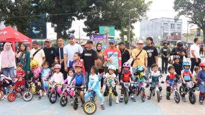 KORMI dan BMX Binjai Sukses Gelar Balap Push Bike Usia 4-7 Tahun
