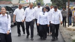 Jalan Kampung Nangka–Kepala Sungai Secanggang Ditargetkan 4 KM di 2026, Tahap Awal Selesai,Plt Bupati Ajak Warga Jaga Tonase