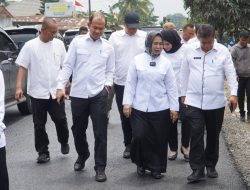 Jalan Kampung Nangka–Kepala Sungai Secanggang Ditargetkan 4 KM di 2026, Tahap Awal Selesai,Plt Bupati Ajak Warga Jaga Tonase