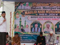 Peringati Maulid Nabi Muhammad SAW 1448 H, Pemko Binjai Ajak Teladani Akhlak Rasulullah dalam Kehidupan Sehari-hari