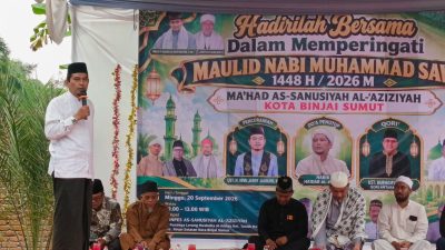 Peringati Maulid Nabi Muhammad SAW 1448 H, Pemko Binjai Ajak Teladani Akhlak Rasulullah dalam Kehidupan Sehari-hari