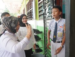 Sidak Puskesmas dan SMPN 1 Stabat, PLT Bupati Tiorita Tingkatkan Disiplin dan Kualitas Pelayanan