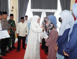Peringati Maulid Nabi,Plt Bupati Langkat Beri Tali Asih 54 Pemenang MTQ dan FSQ Sumut