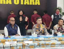Polda Sumut Bongkar Peredaran 244 Kg Sabu, 9 Tersangka Ditangkap