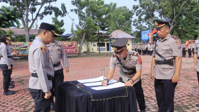 Polres Langkat Rotasi Tiga Jabatan Strategis: Kasat Reskrim, Kasat Narkoba dan Kapolsek Kuala Berganti