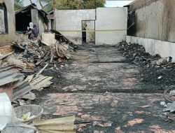 4 Rumah di Salapian Terbakar, Diantaranya Milik Anggota DPRD Langkat