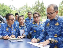 Plt. Bupati Langkat Tiorita Surbakti Tertibkan Aset, 89 Kendaraan Dinkes Termasuk Ambulans Diperiksa