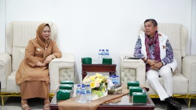 Plt. Bupati Tiorita Terima Kunjungan Hinca Pandjaitan, Perkuat Sinergi Pembangunan, Bahas Satu Desa Satu Pemakaman Umum